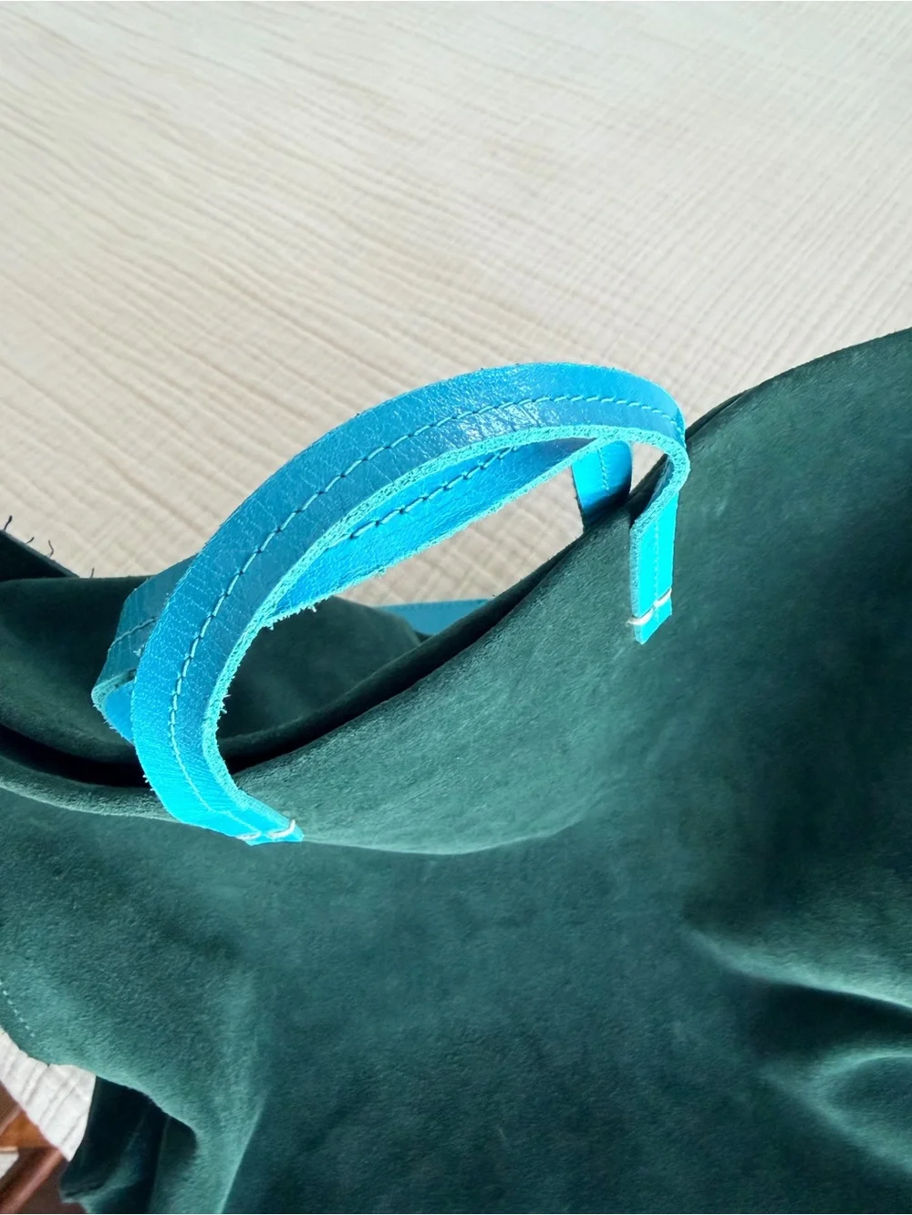Clare V. Simple tote green suede - Picture 8 of 8